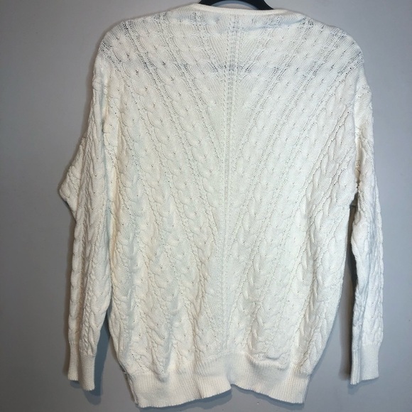 B. Young Niki Pullover Cable Knit Oversized Sweater, size XS - Picture 5 of 10